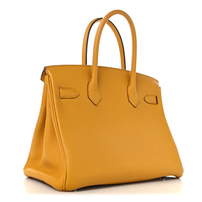 Hermes Togo BIRKIN 30 Jaune Ambre 3 of 12