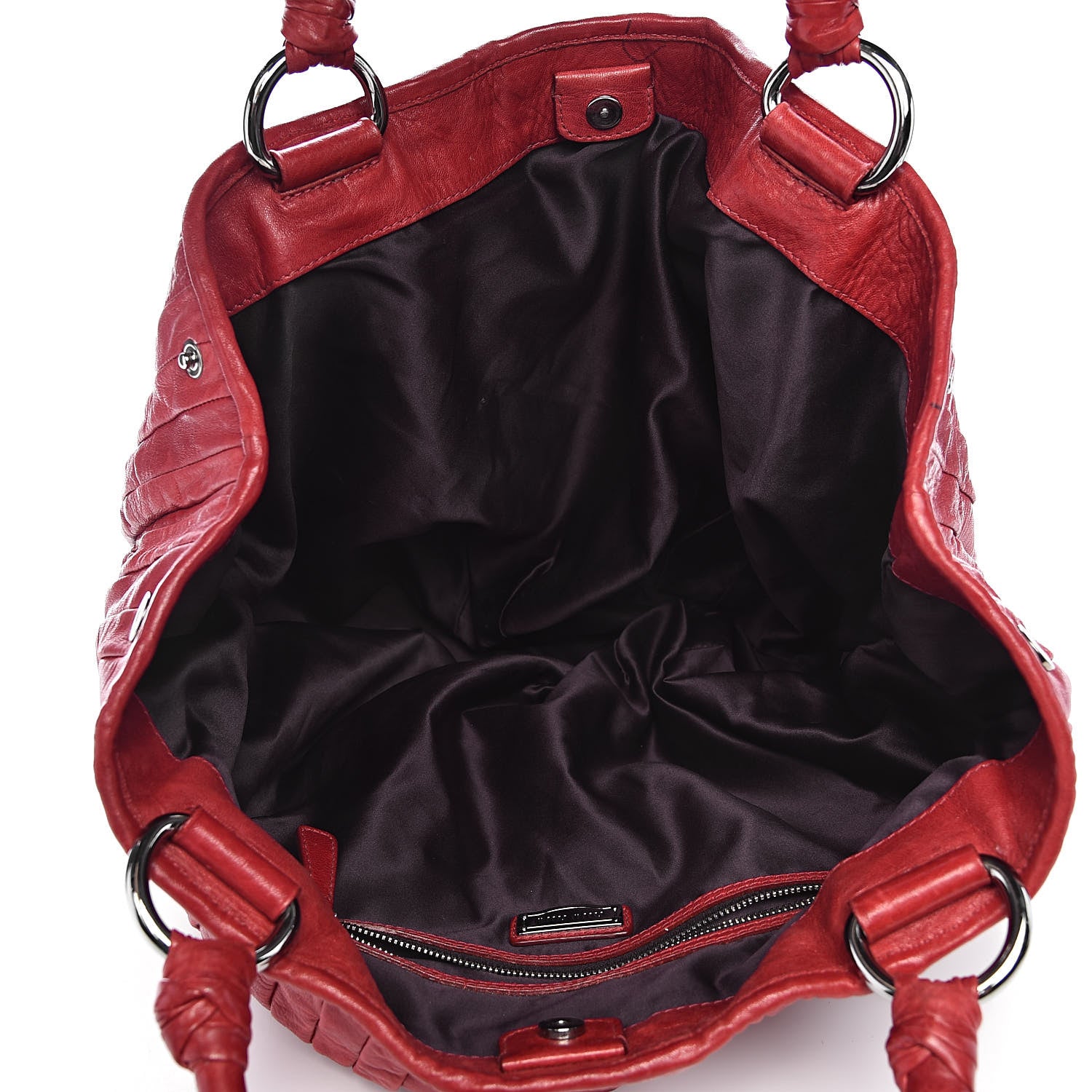 Miu Miu Nappa Matelasse Tote Fuoco 5 of 16