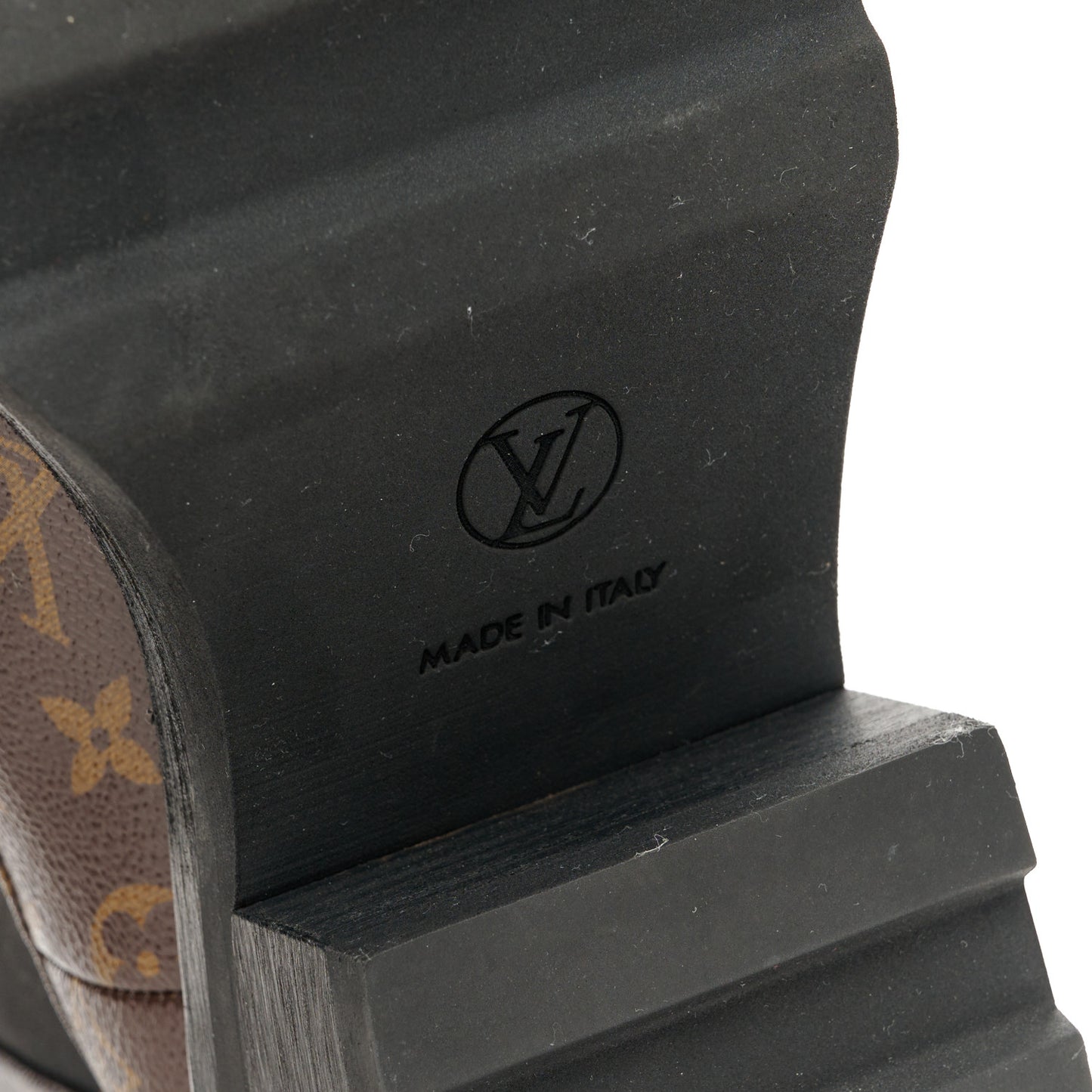 Patent Monogram LV Beaubourg Ankle Boots 41 Black