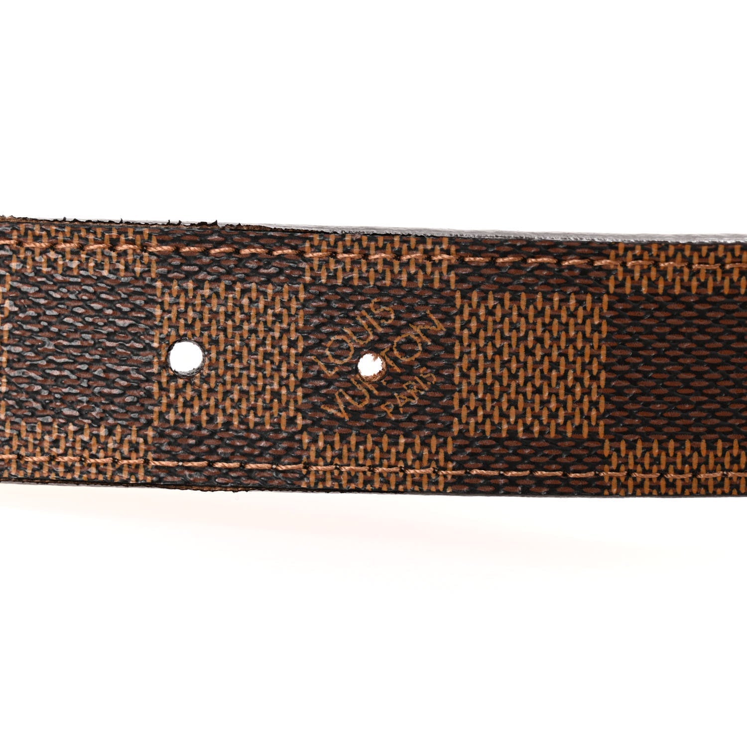 Louis Vuitton Damier Ebene Tresor Belt 90 36 9 of 11