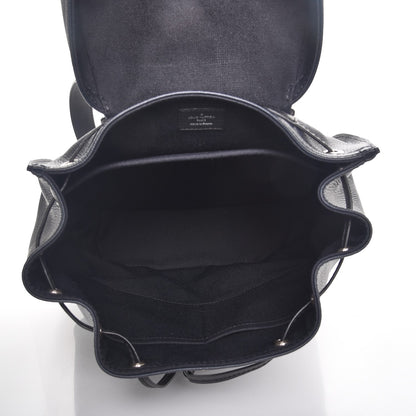 Louis Vuitton Utah Calfskin Canyon Backpack Blue Marine 5 of 7