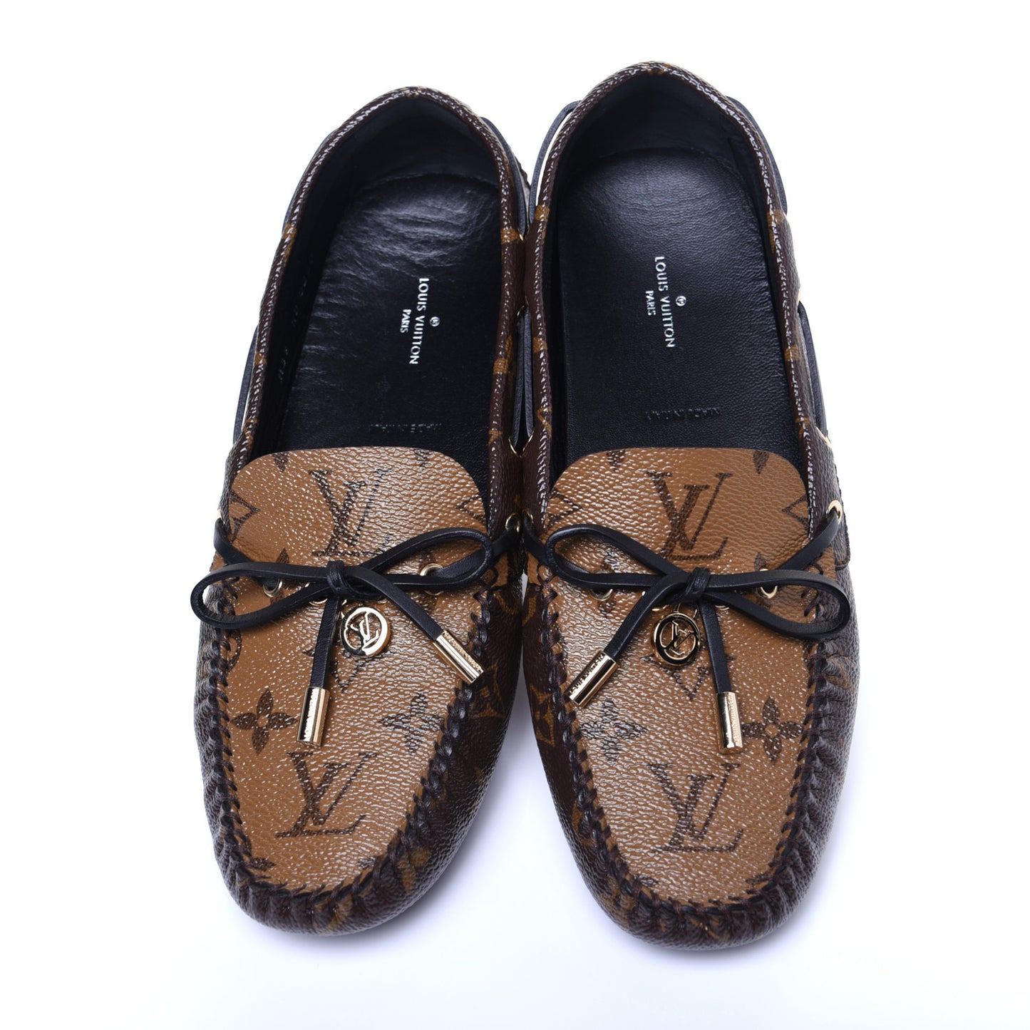 Patent Reverse Monogram Gloria Loafers 39