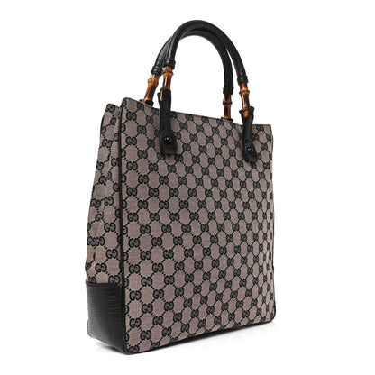 Gucci Monogram Bamboo Handle Bag Pink 3 of 10