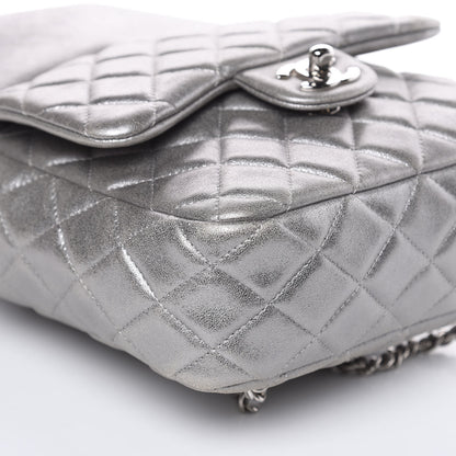 Chanel Metallic Lambskin Quilted Small In Seoul Backpack Silver 8 of 11