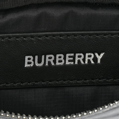 Burberry Econyl Logo Print Small Cannon Bum Bag Charcoal Grey 6 of 8