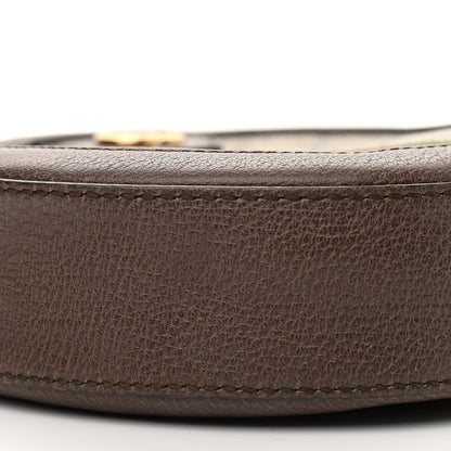 Gucci GG Supreme Monogram Web Mini Ophidia Round Shoulder Bag Brown 10 of 12