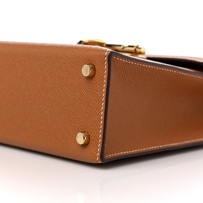 Hermes Epsom Verrou 21 Gold 8 of 9
