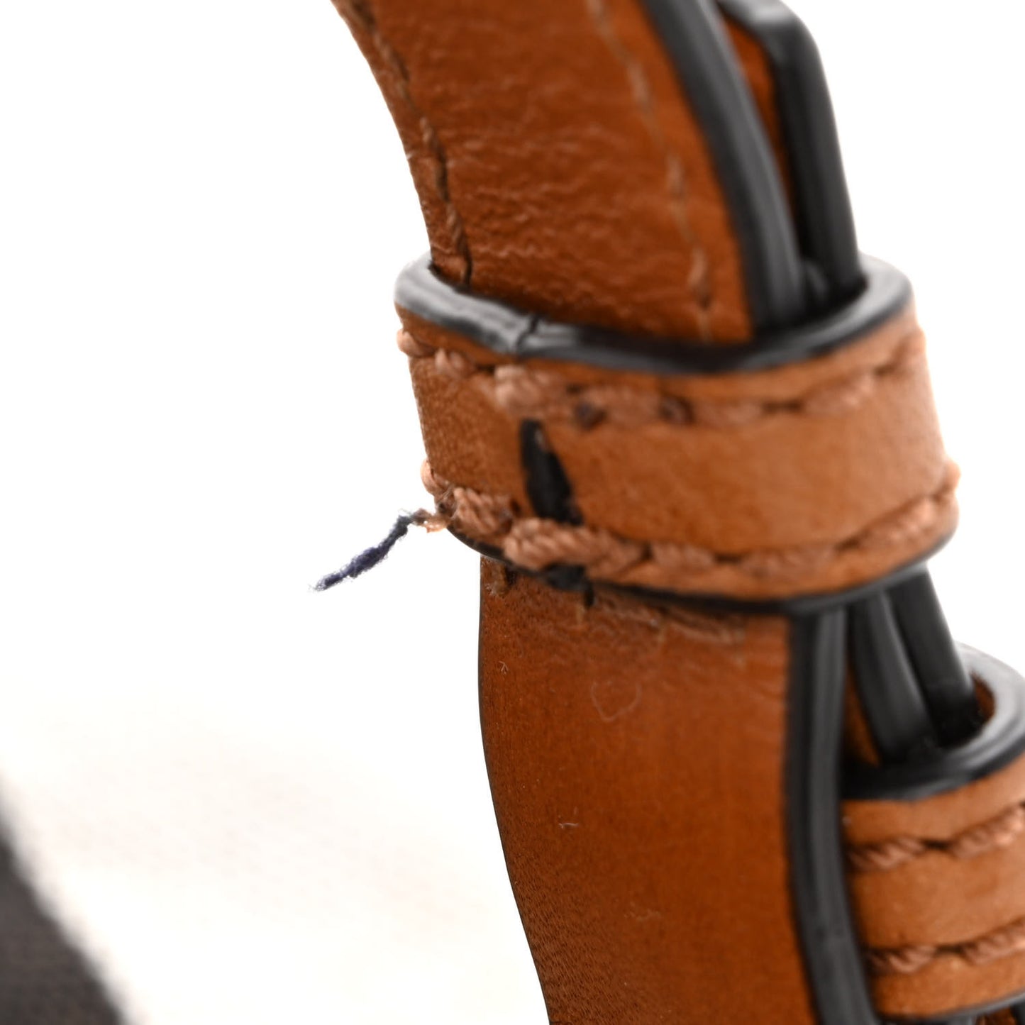 Canvas Mega Check Mini Ashby Tassel Crossbody Saddle Brown