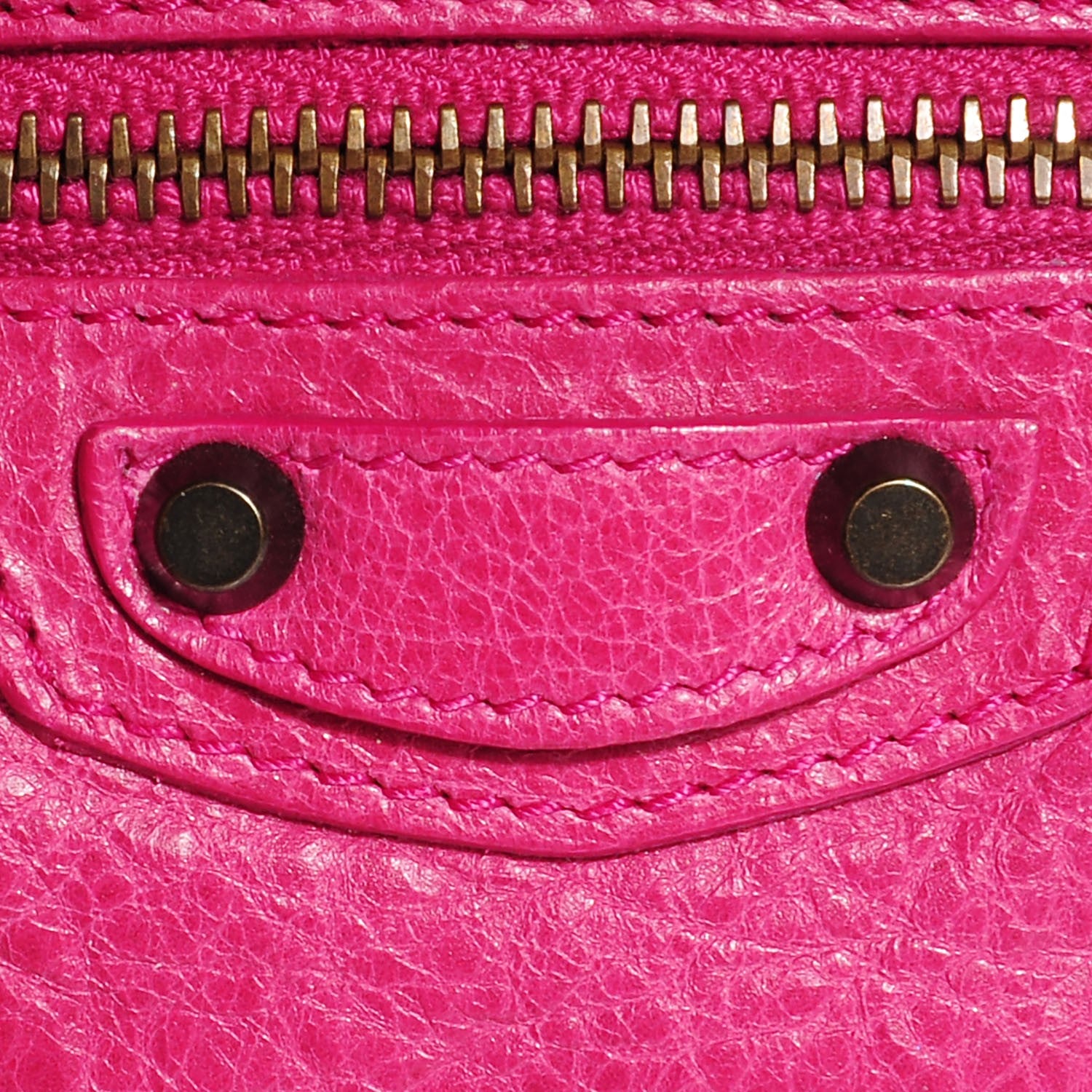 Balenciaga Agneau Classic Hardware Porte-Monnaie Coin Purse Cyclamen 7 of 9