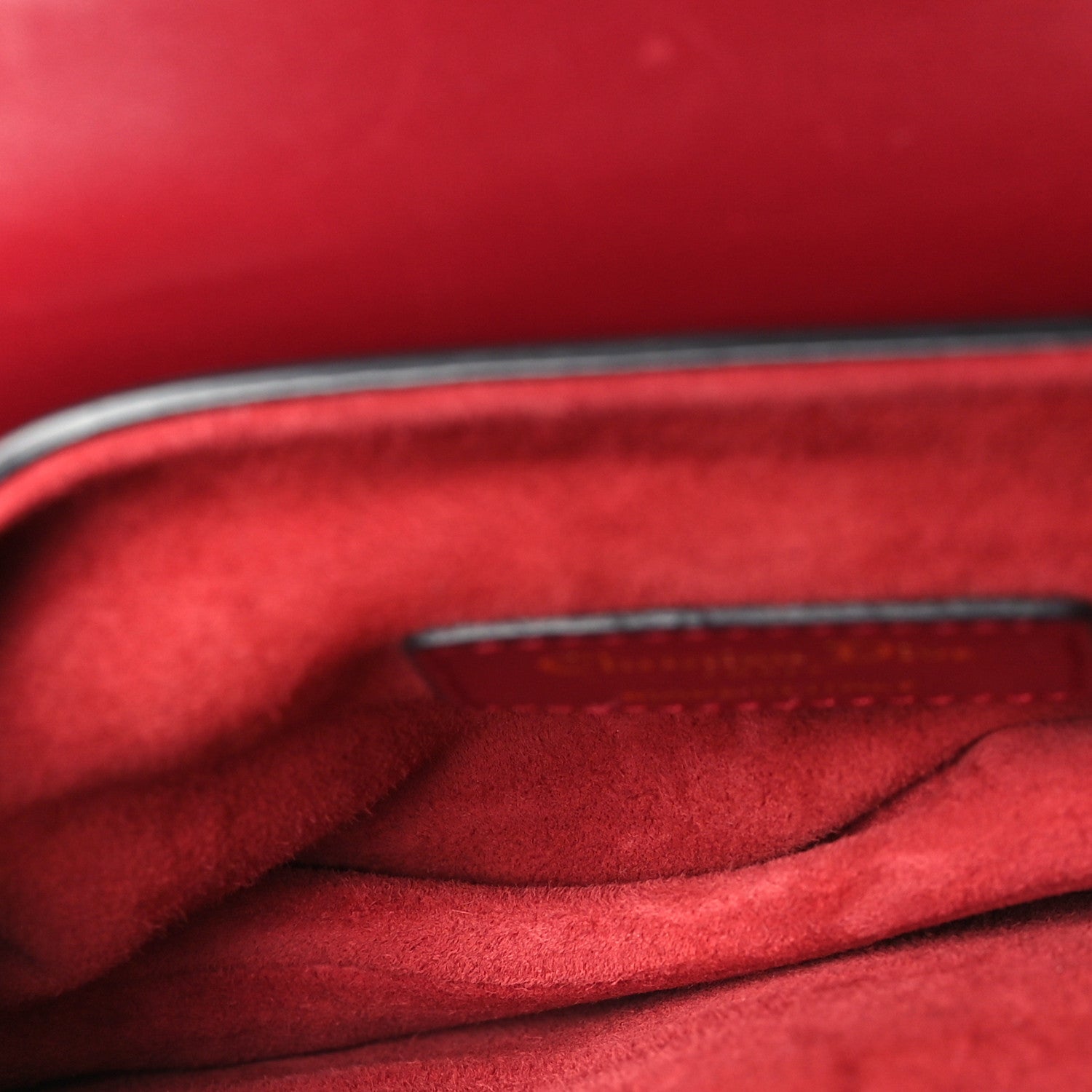 Christian Dior Calfskin Mini Saddle Bag Red 5 of 13