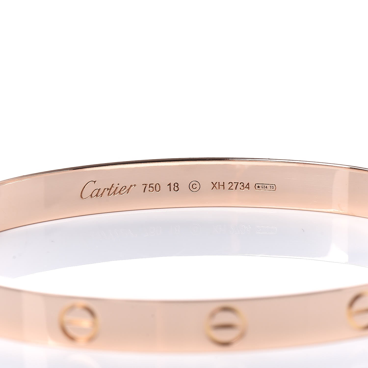 Cartier 18K Pink Gold LOVE Bracelet 18 4 of 4