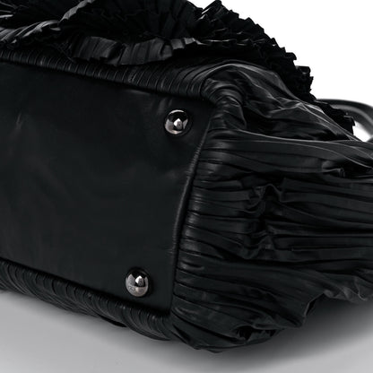 Valentino Garavani Nappa Pleated Petale Dome Tote Black 11 of 11