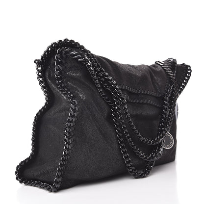 Stella McCartney Shaggy Deer Falabella Fold Over Tote Black 4 of 8