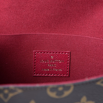 Louis Vuitton Monogram Pochette Felicie Chain Wallet Fuchsia 5 of 11