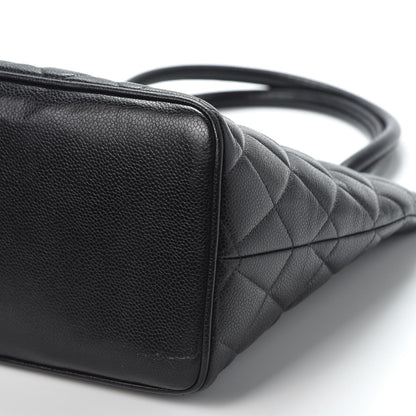 Chanel Caviar Quilted Medallion Tote Black 6 of 10