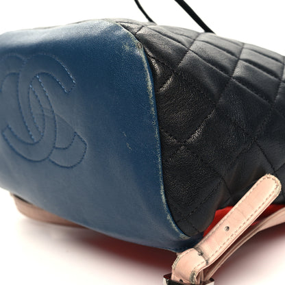 Chanel Lambskin Quilted Small Cuba Urban Spirit Backpack Black 10 of 13