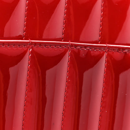 Saint Laurent Patent Matelasse Monogram Large Vicky Chain Bag Rouge Eros 12 of 12