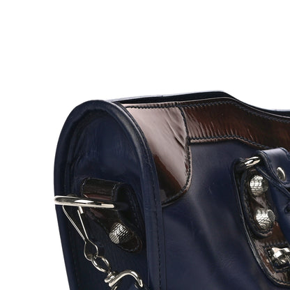 Balenciaga Smooth Calfskin Metallic Patent Giant 12 Silver Hardware City Ultraviolet 19 of 23