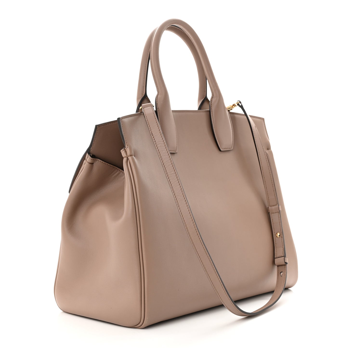 Calfskin Large Studio Bag Caraway Seed