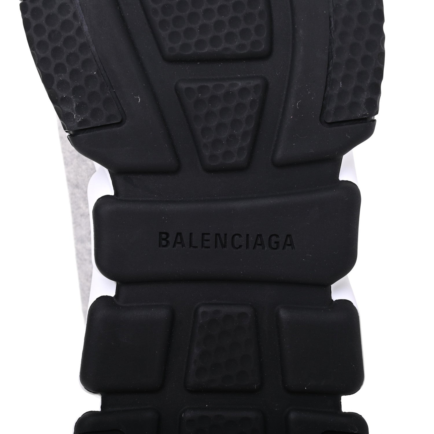 Balenciaga Sweatshirt Knit Bi-Color Sole Mens Speed Sneakers 42 Grey White Black 6 of 11