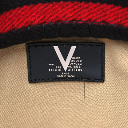 Louis Vuitton Wool Vail Blanket Cabas Red 8 of 14