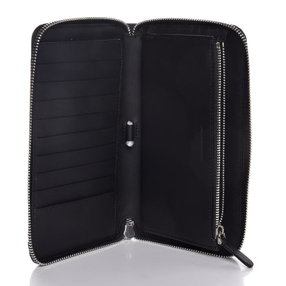 Burberry London Check Long Zip Around Wallet Charcoal Black 5 of 8