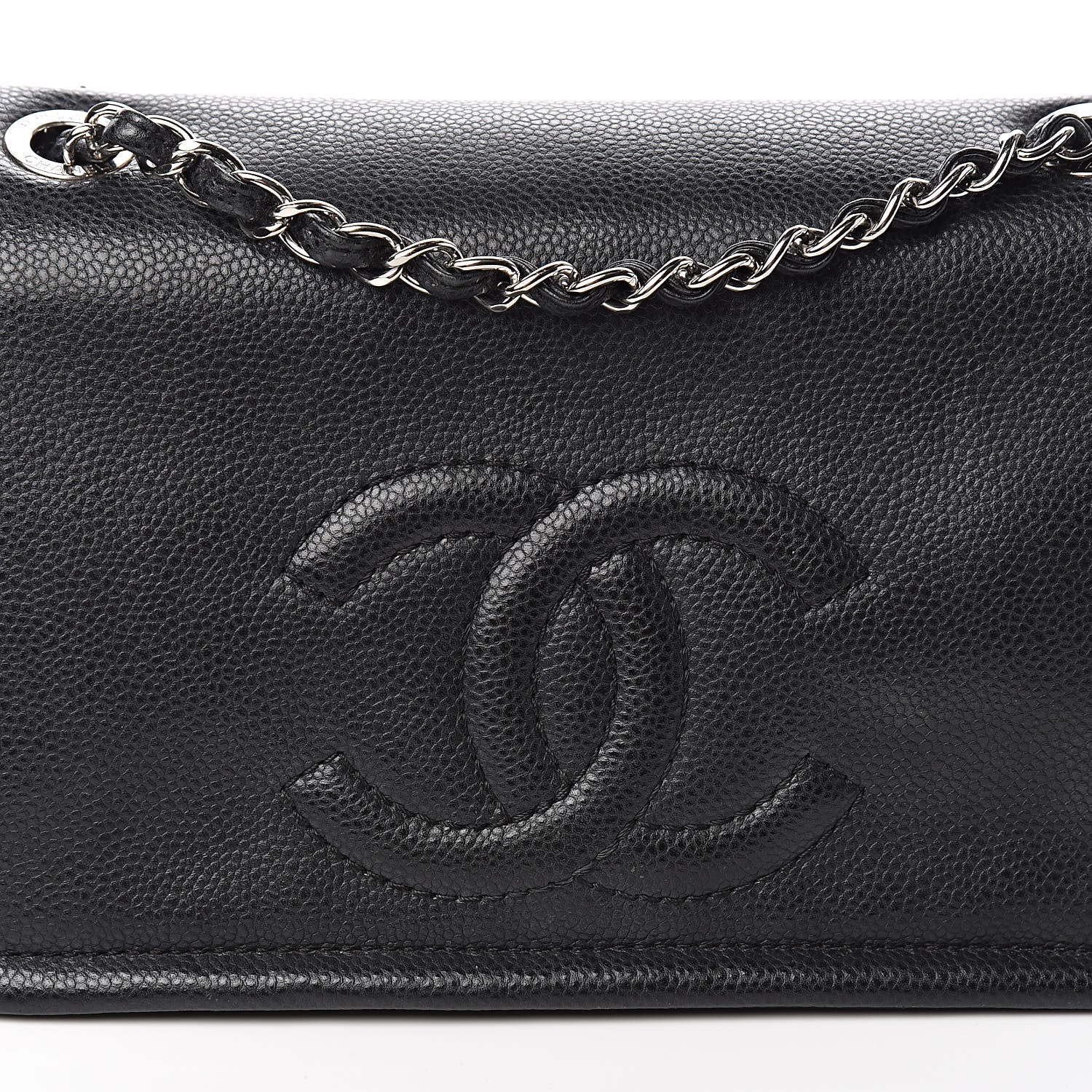 Chanel Caviar Medium Timeless CC Flap Black 10 of 16