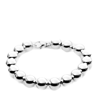 Tiffany Sterling Silver 10mm HardWear Ball Bracelet 1 of 4