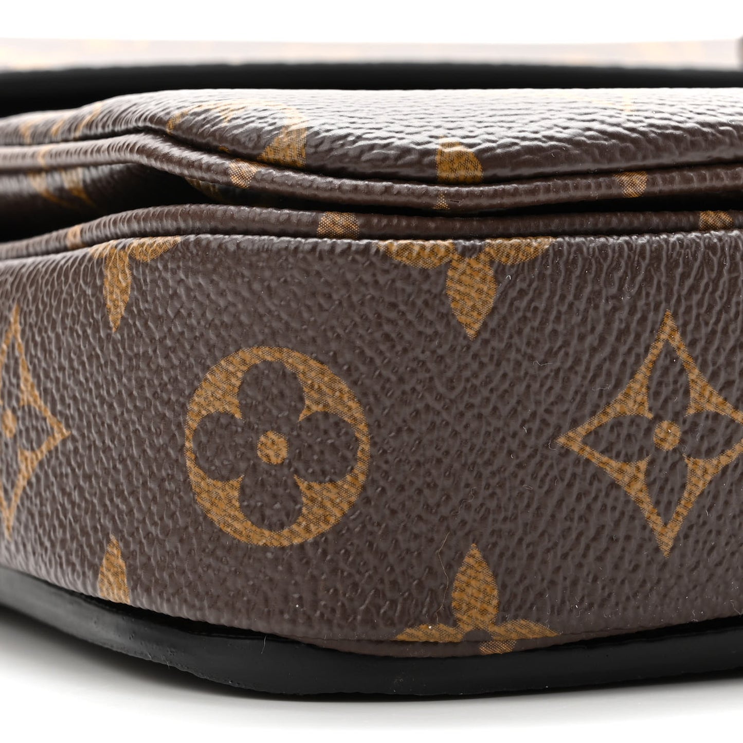 Monogram Braided Pochette Metis Creme Beige