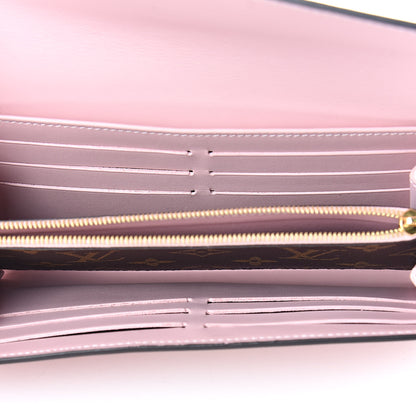 Louis Vuitton Patent Calfskin Monogram Cherrywood Wallet Rose Ballerine 5 of 10