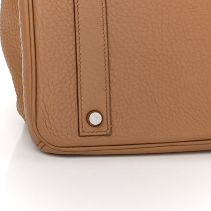 Hermes Taurillon Clemence BIRKIN 40 Tabac Camel 17 of 21
