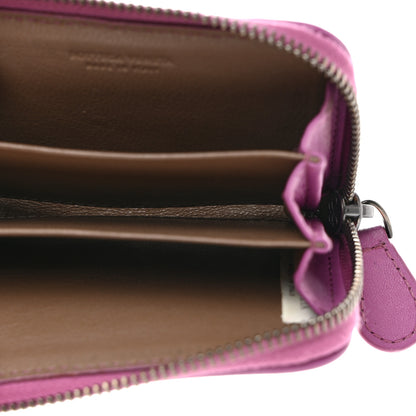 Bottega Veneta Nappa Intrecciato Zip Around Coin Purse Peony 5 of 7