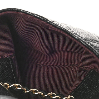 Chanel Caviar Quilted Mini Chain Belt Bag Black 5 of 10