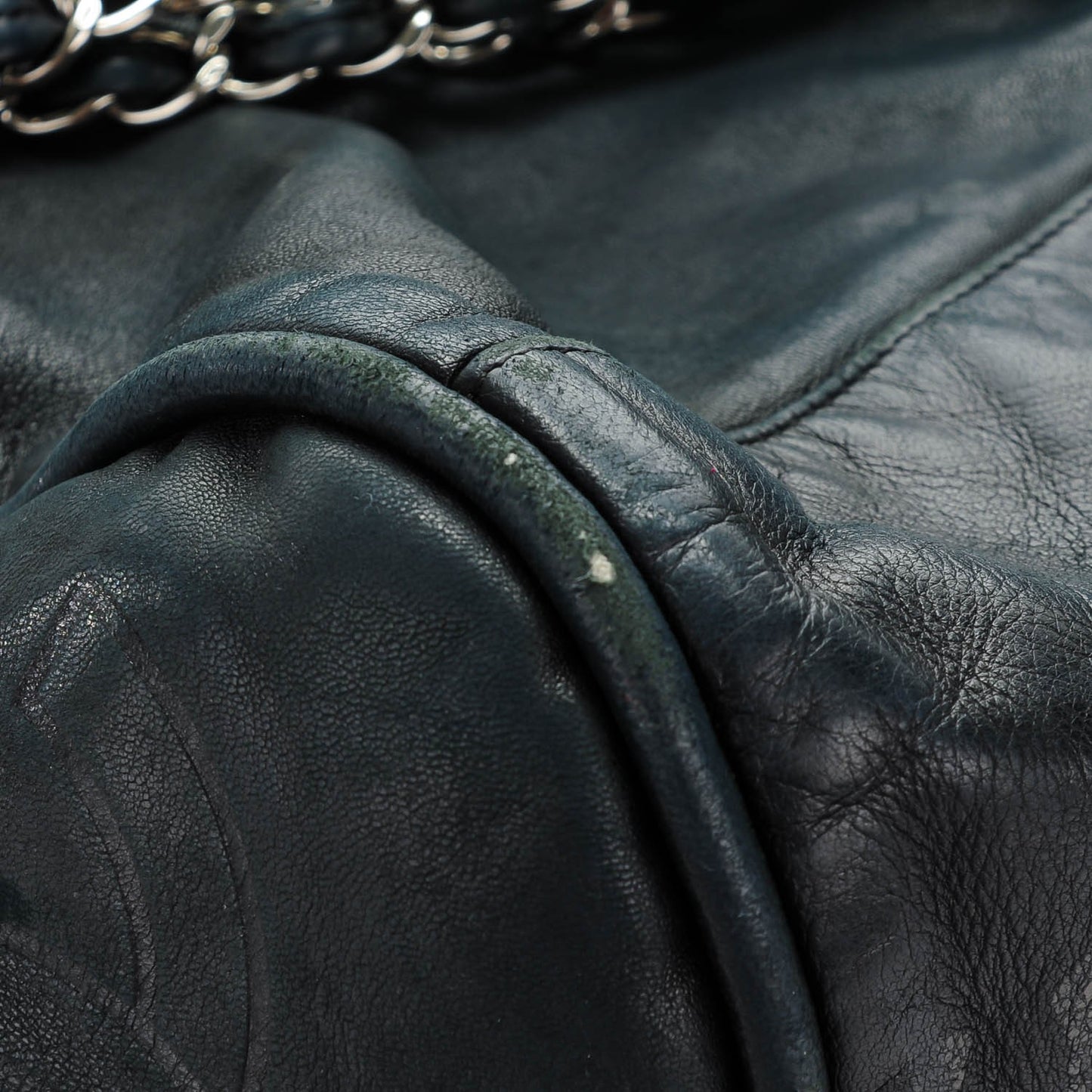 Lambskin Large Ultimate Soft Tote Black