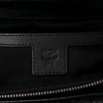 MCM Visetos Medium Belt Bag Black 6 of 10