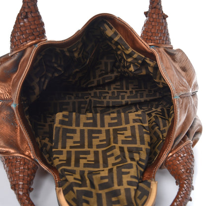 Fendi Nappa Fortuny Hologram Spy Tobacco Oro Ambrato 5 of 11