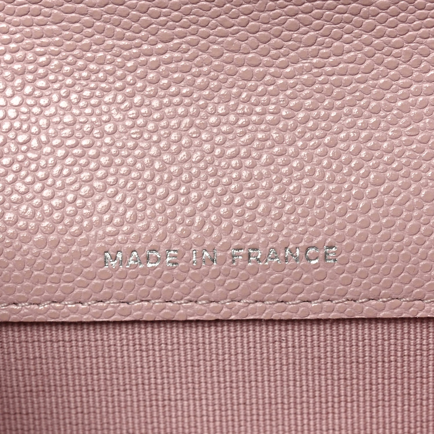 Chanel Caviar Quilted Flap Card Holder Wallet Light Pink 8 of 8
