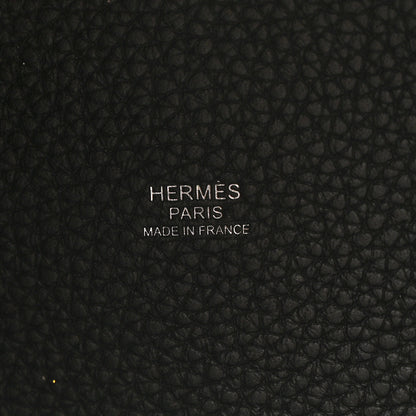 Hermes Taurillon Clemence Picotin Lock 22 MM Black 6 of 12