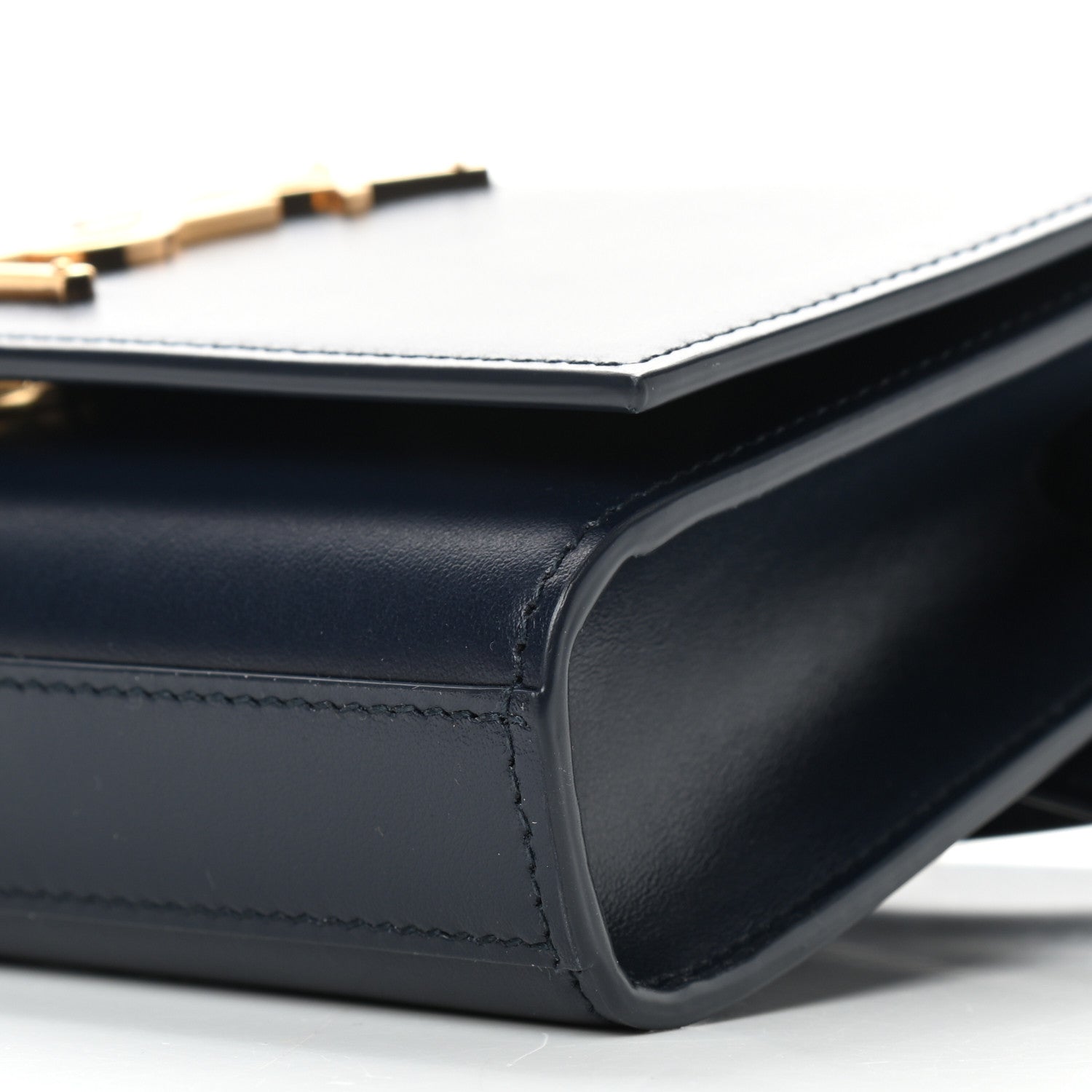 Saint Laurent Smooth Calfskin Monogram Kate Belt Bag Marine 8 of 8