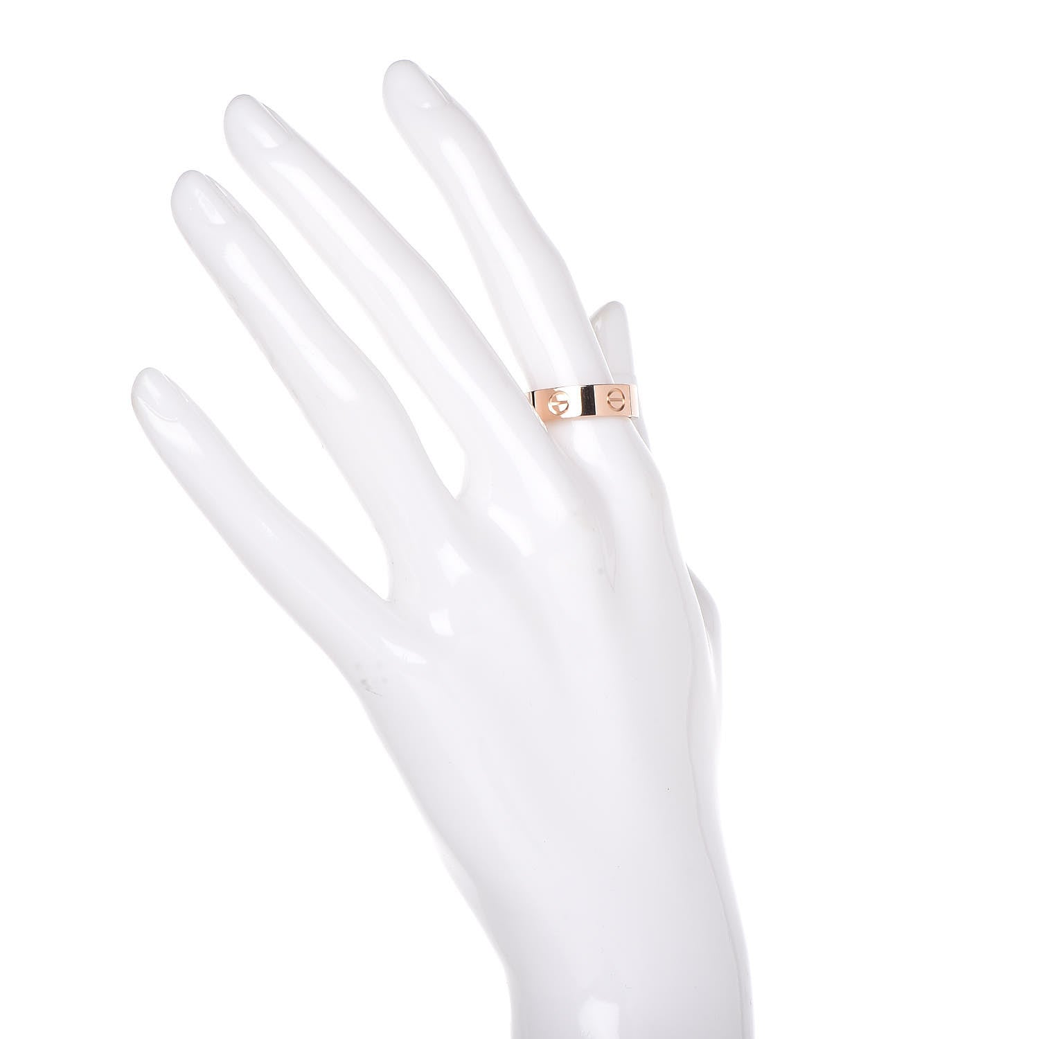 Cartier 18K Pink Gold 5.5mm LOVE Ring 54 6.75 2 of 4