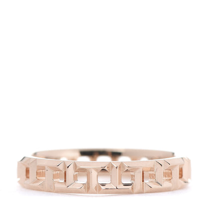 Tiffany 18K Rose Gold Narrow T True Ring 49 5 1 of 4
