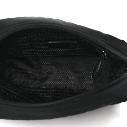 Prada Re-Nylon Saffiano Pouch Wristlet Black 5 of 8