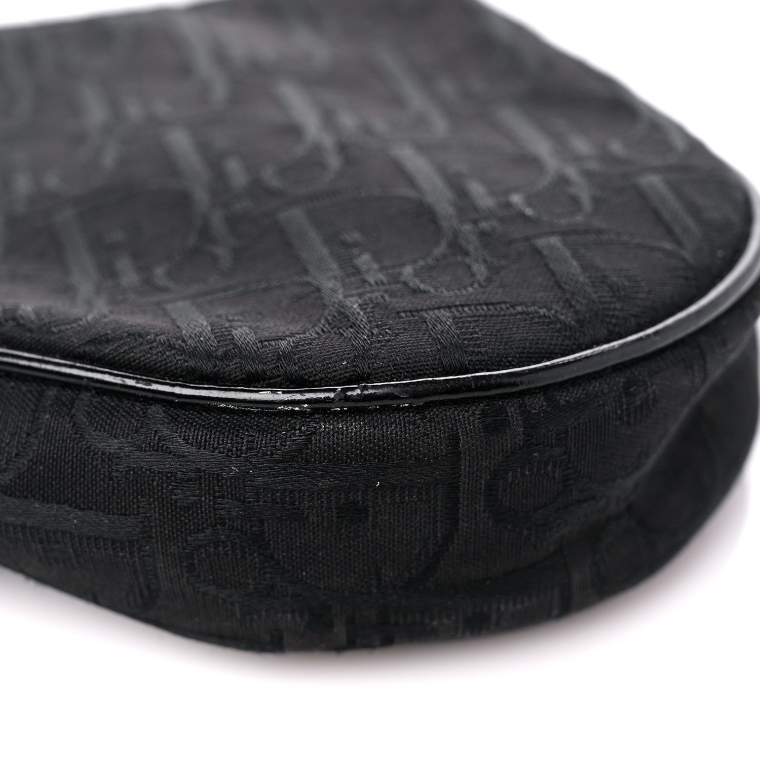 Christian Dior Oblique Monogram Mini Saddle Pochette Black 11 of 18