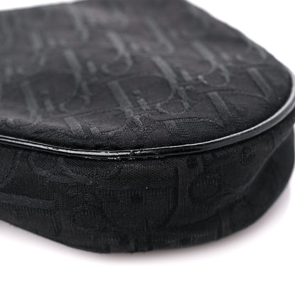 Christian Dior Oblique Monogram Mini Saddle Pochette Black 11 of 18