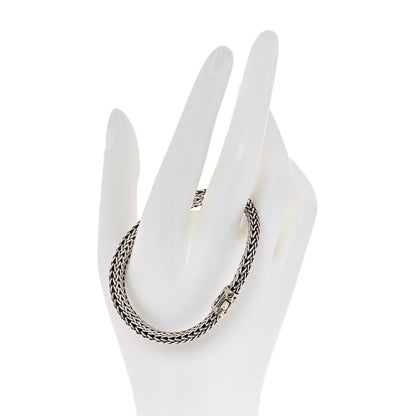 John Hardy Sterling Silver 18K Yellow Gold 6.5mm Classic Chain Bracelet 2 of 4