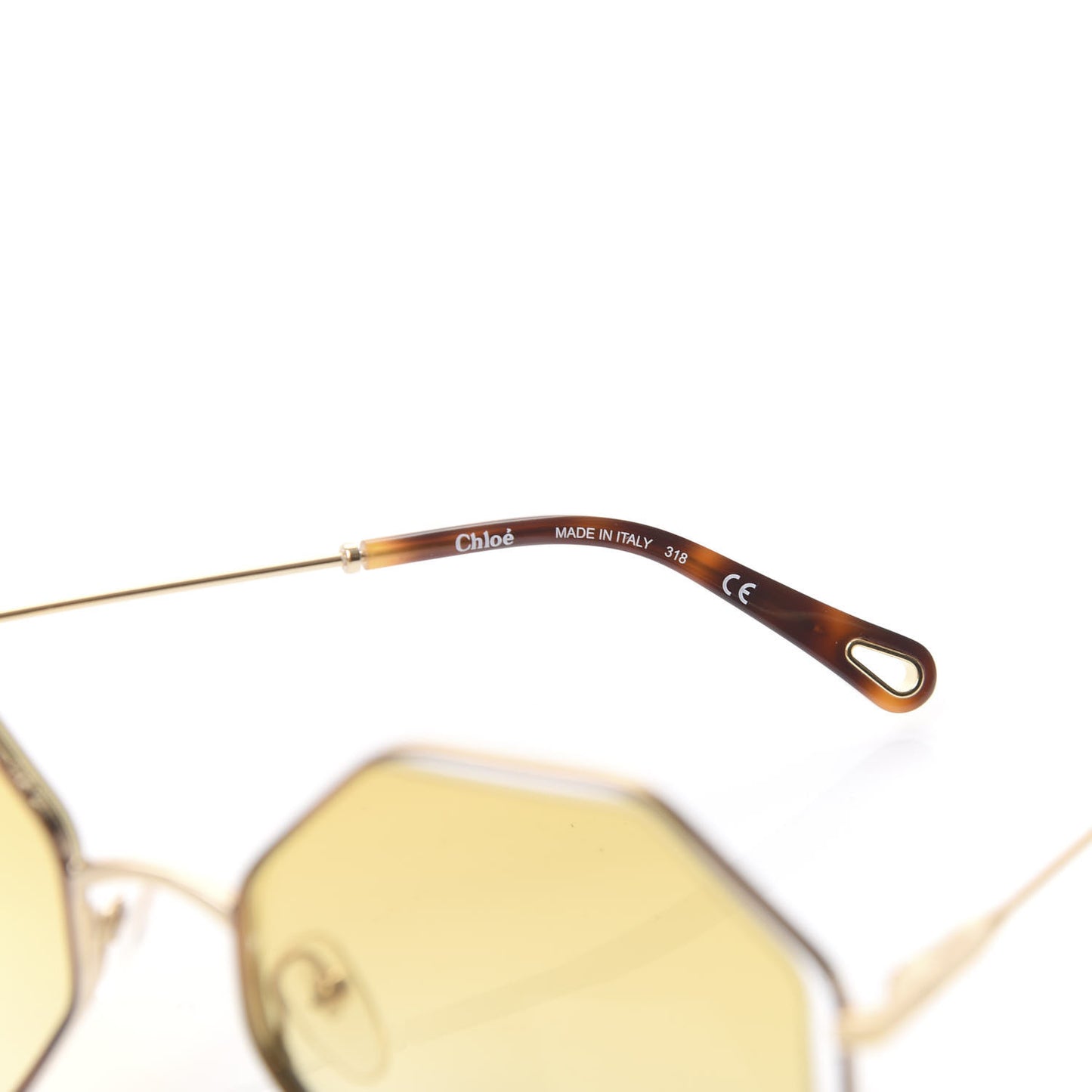 Octagonal Sunglasses CE132S Gold