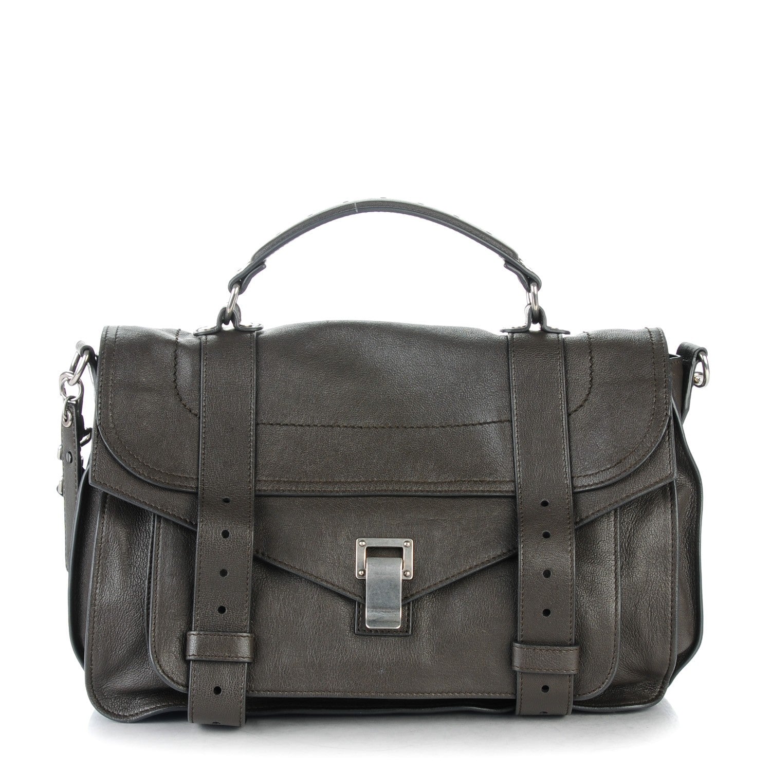 Proenza Schouler Lambskin Medium PS1 Satchel Pepe 1 of 10