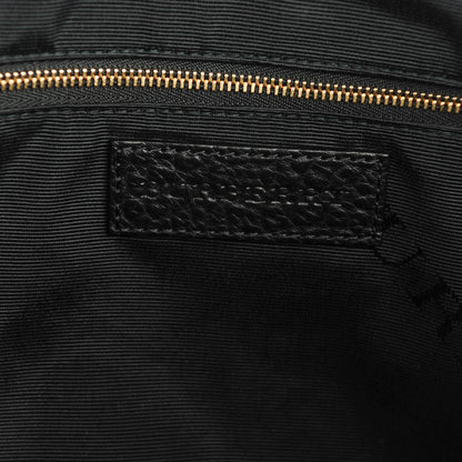 Burberry Heritage Grain Check Embossed Medium Dewsbury Tote Black 6 of 8