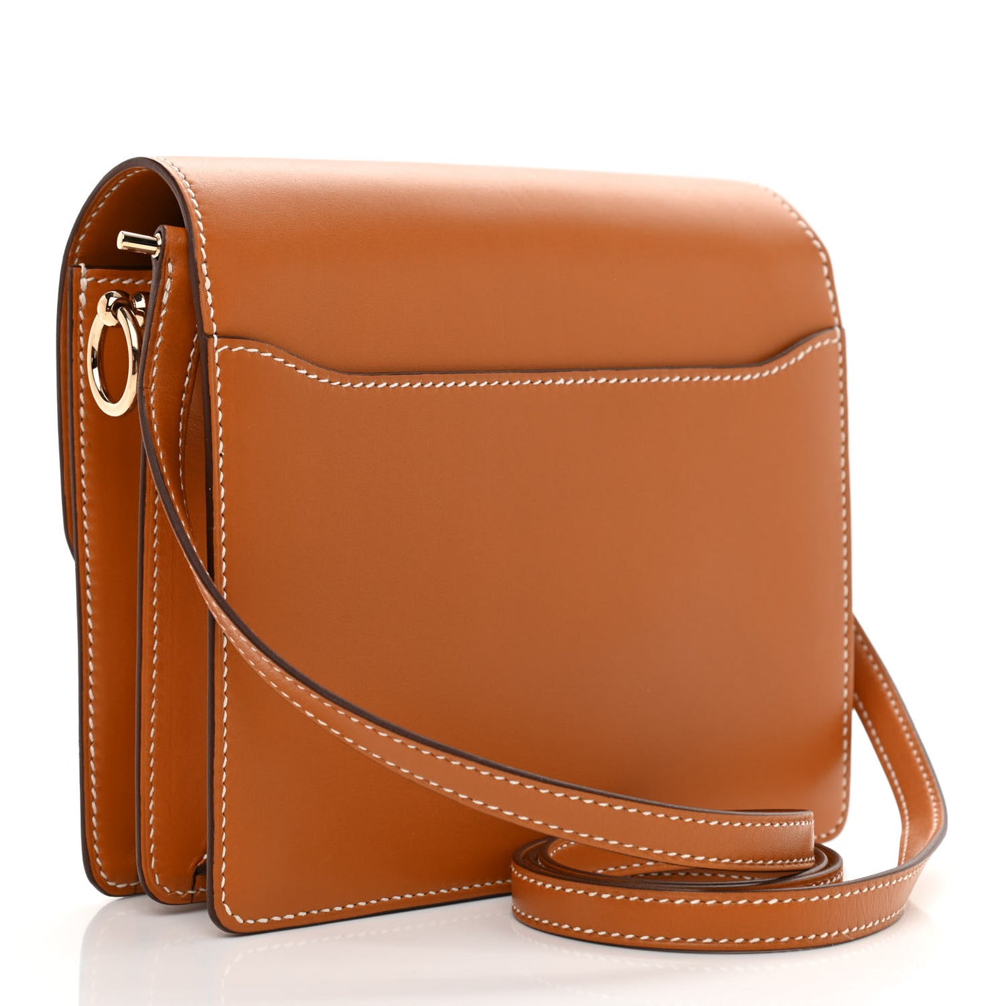 Veau Butler Mini Sac Roulis Natural Sable