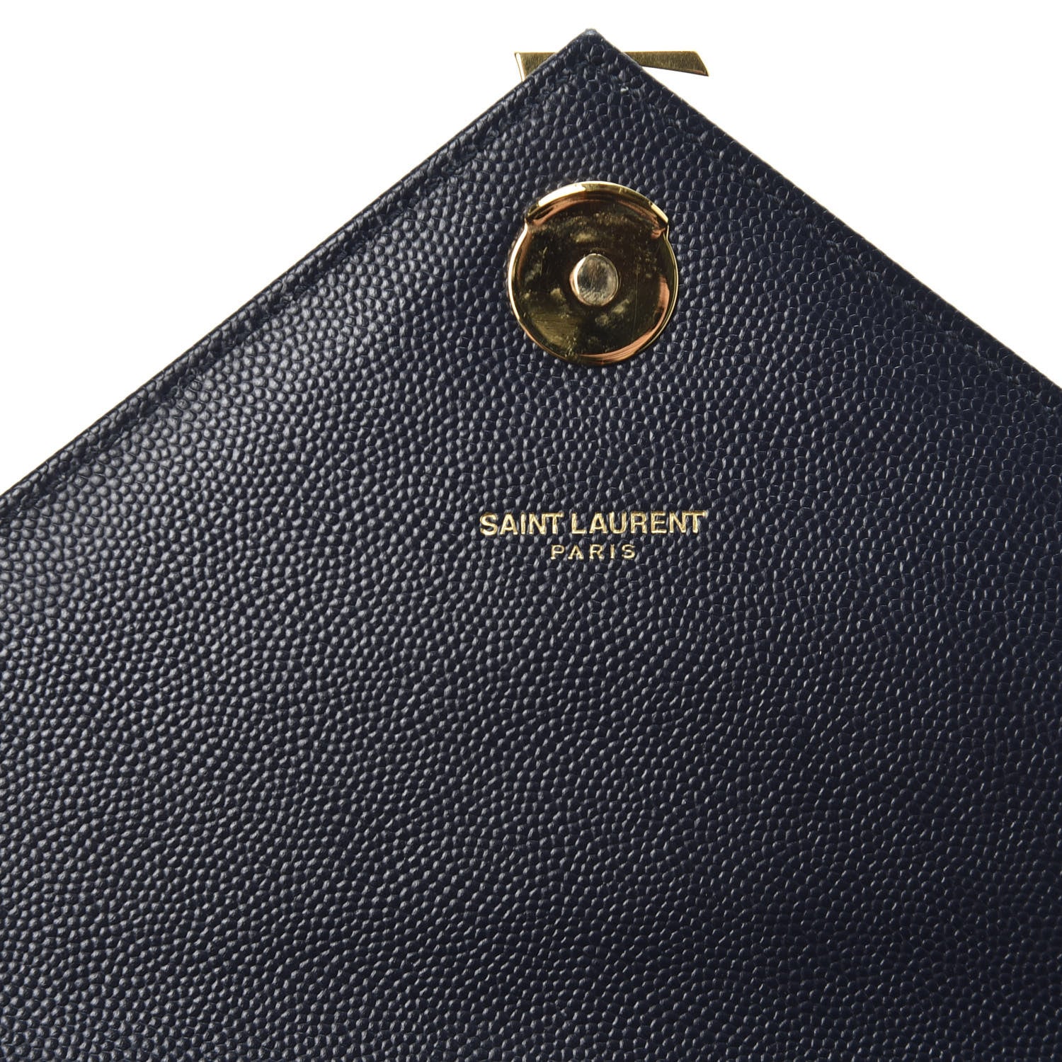 Saint Laurent Grain De Poudre Matelasse Chevron Medium Monogram Satchel Midnight Blue 7 of 9